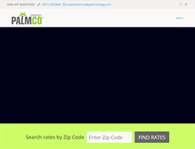 Tablet Screenshot of palmcoenergy.com